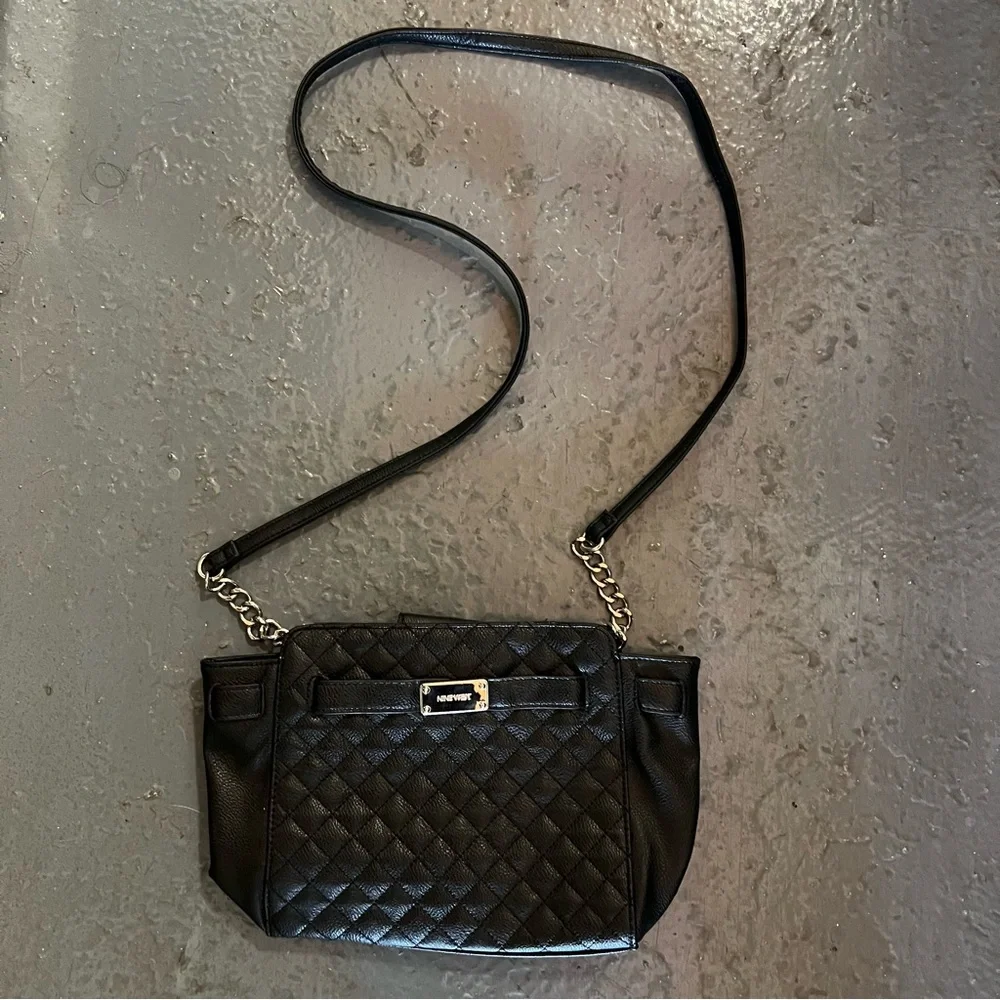 NINE WEST pleather quilted purse - Picture 1 of 3